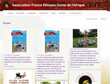 Tablet Screenshot of france-ethiopie.com